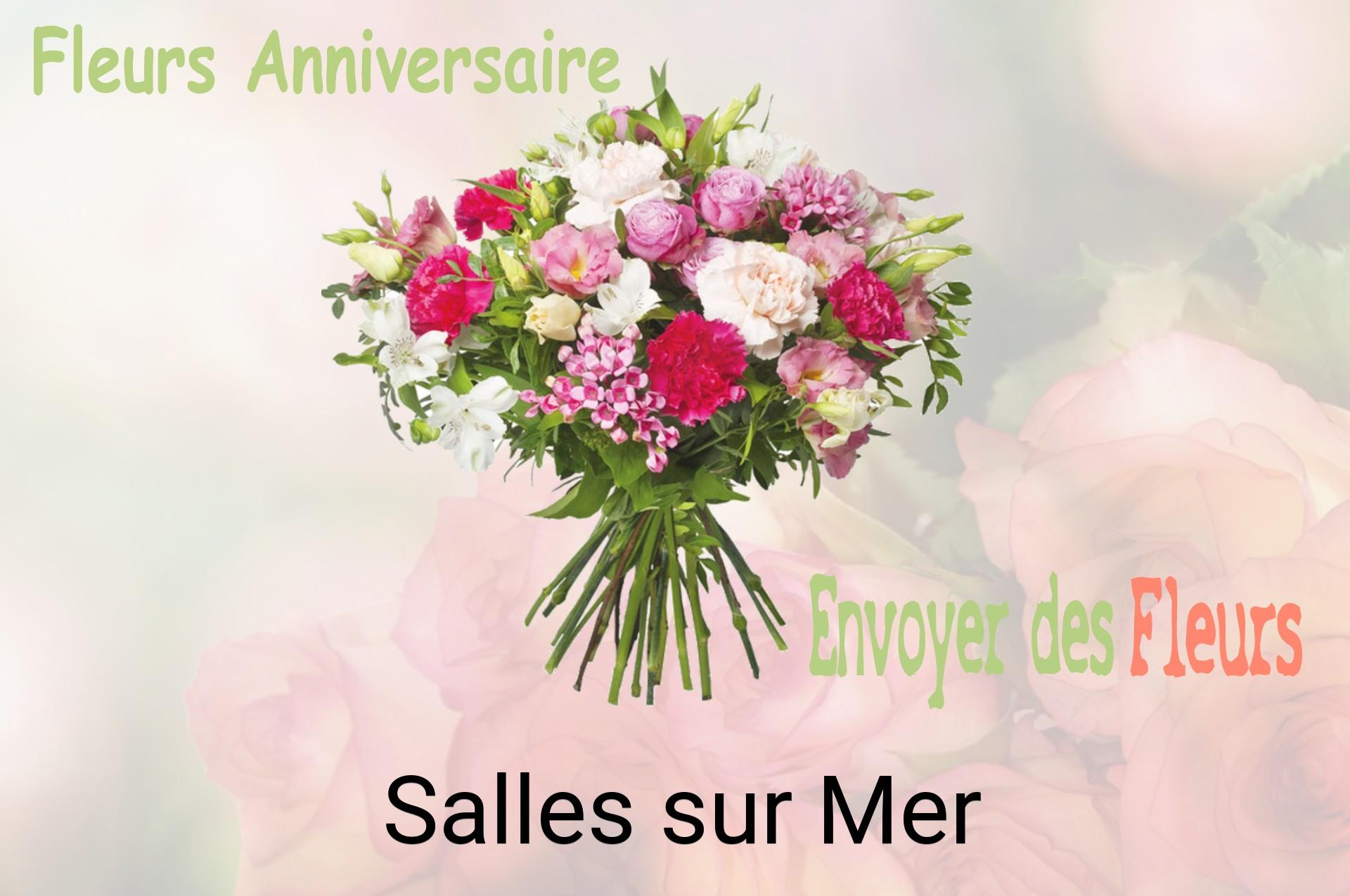 Bouquet de fleurs d’anniversaire livré à Salles-sur-Mer