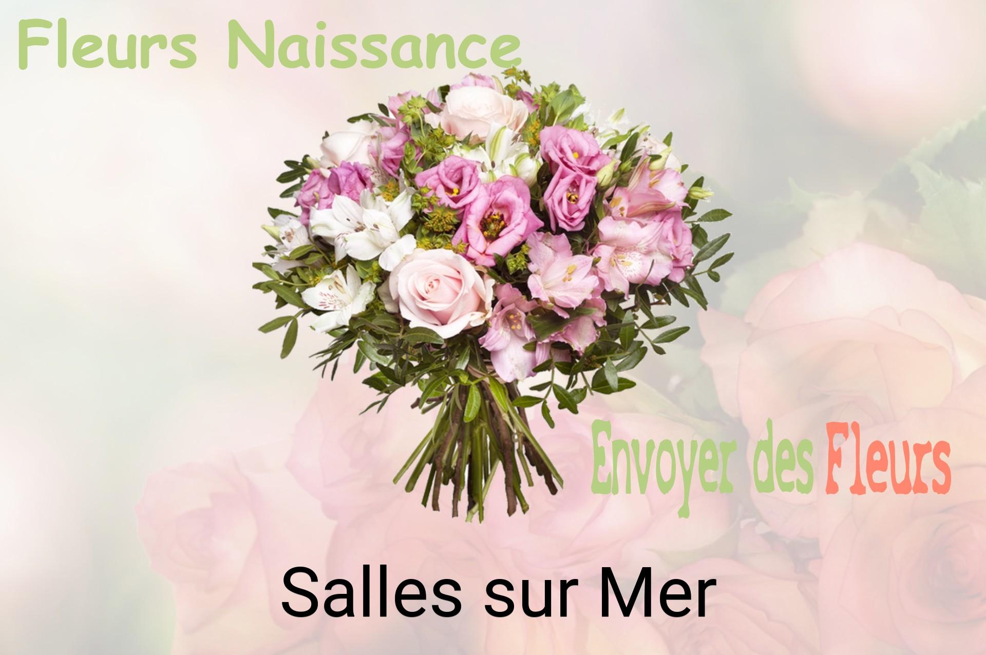Bouquet de fleurs de naissance livré à Salles-sur-Mer
